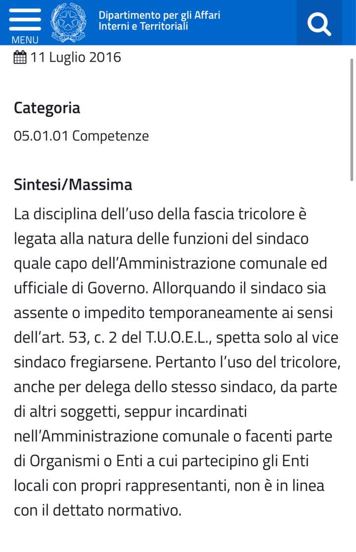 Fascia tricolore - 1