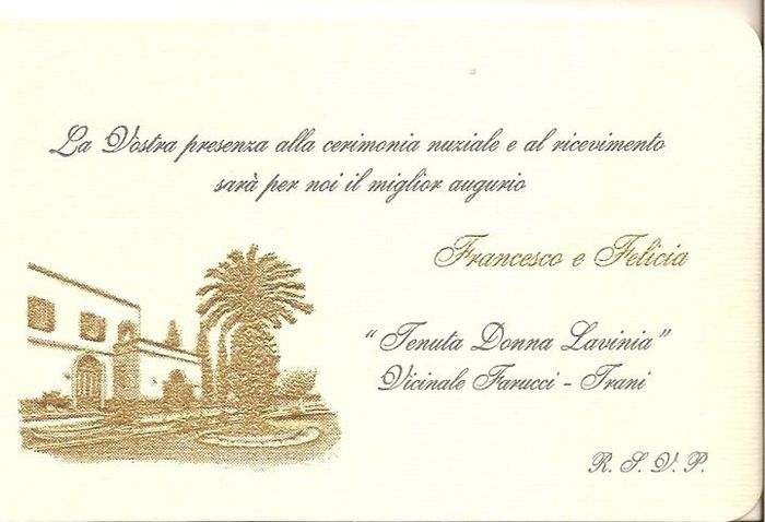 invito di nozze