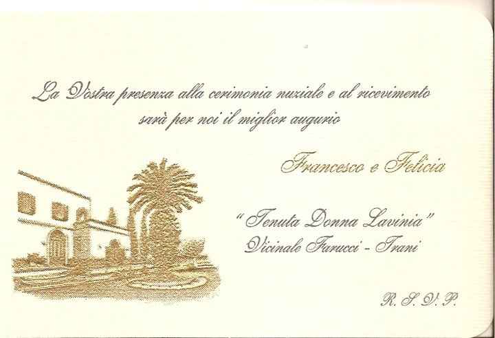 invito di nozze