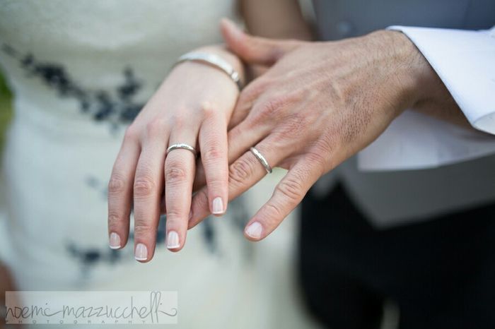 Fedi oro bianco e rosa - 1