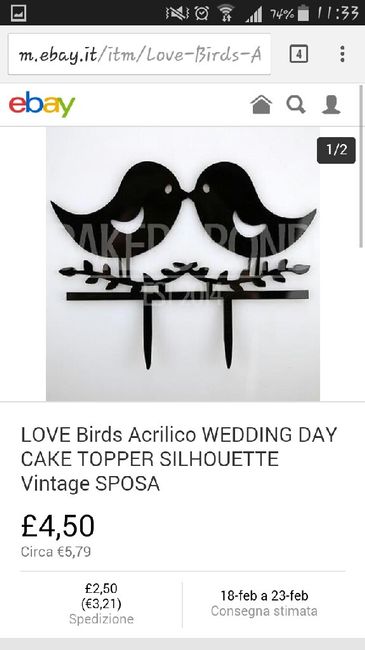 Il mio cake topper ? - 1