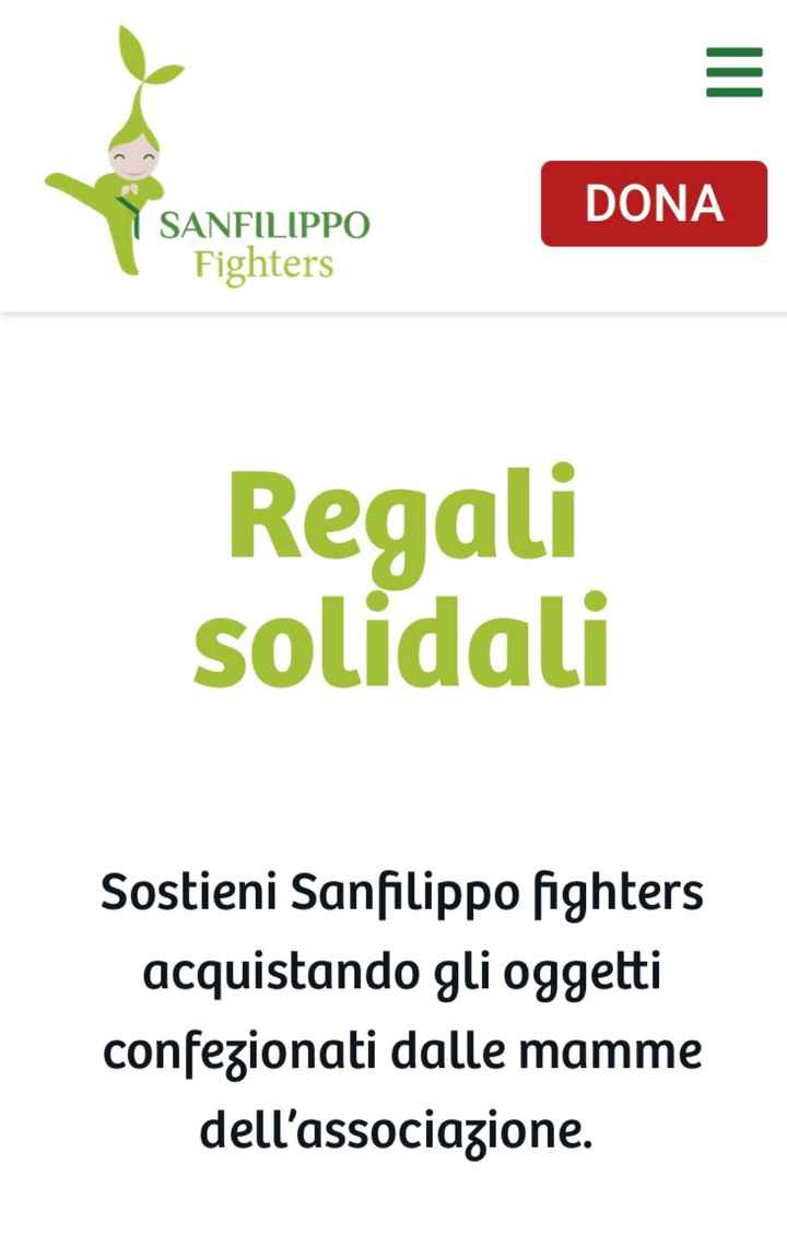 Idea per bomboniere e confetti solidali - 1