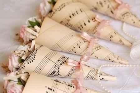 segnaposto tema musica