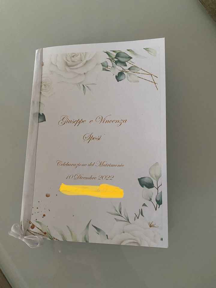 Libretto messa fai da te!👩🏻‍💻che ne pensate del mio? - 1