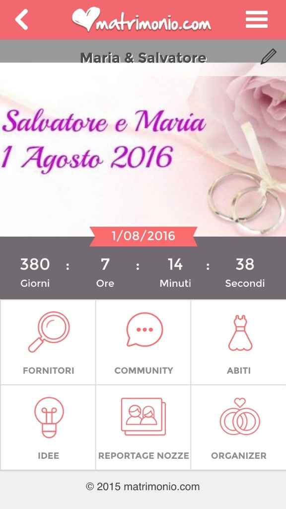 Quanti giorni mancano alle vostre nozze? :) - 1