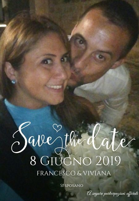 i miei "save the date" - 1