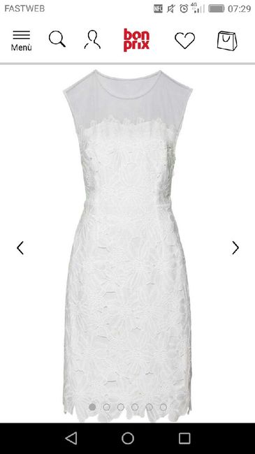 Tubino bianco per rito civile 5