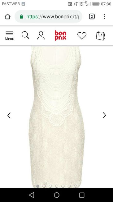 Tubino bianco per rito civile 6