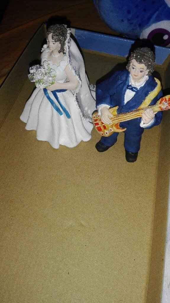 Centro tavola, bomboniere,sposini per la torta,  ecc - 3