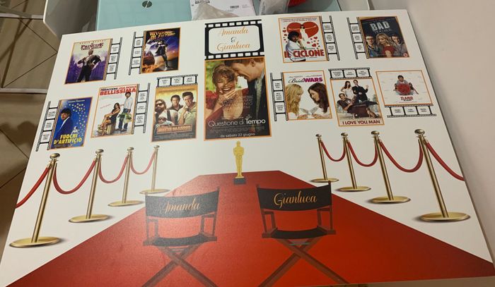 Tableau du mariage cinema - 1