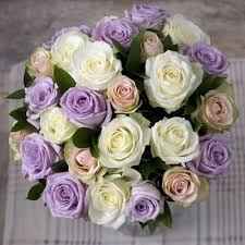 Bouquet bianco e glicine(lilla) - 1