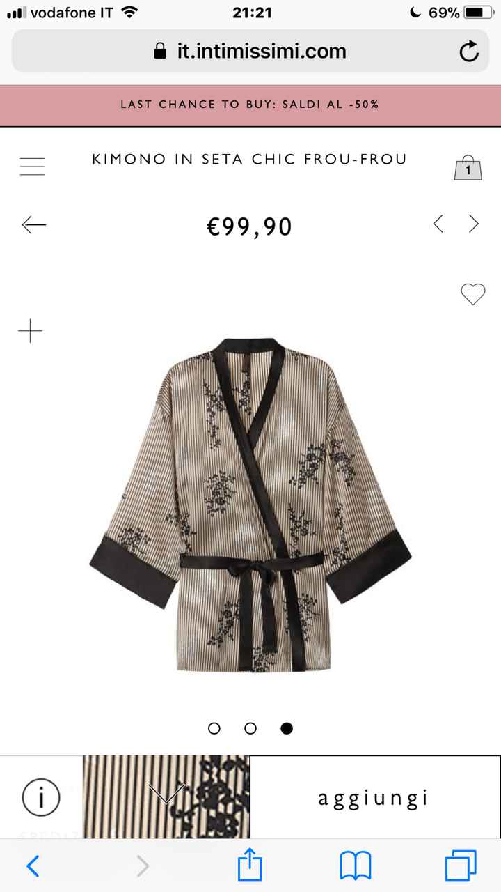 Presa finalmente vestaglia e sottoveste per preparazione 😍 - 4