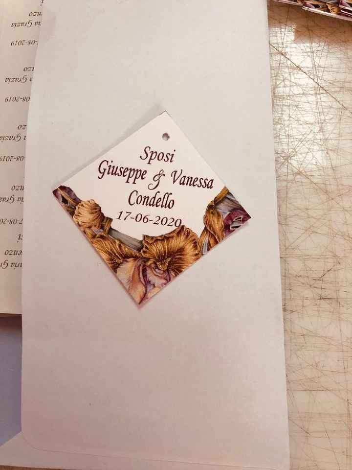 Bigliettino da mettere nelle bomboniere  che ne pensate?