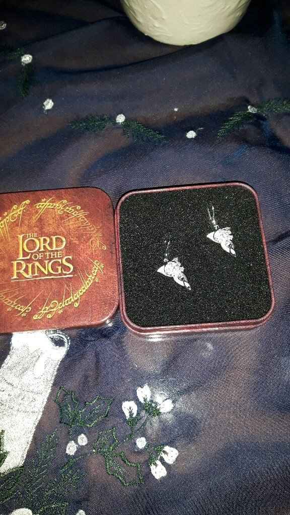 Orecchini di perle e swarovski - 1