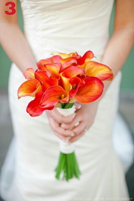 10 bouquet arancioni - 3