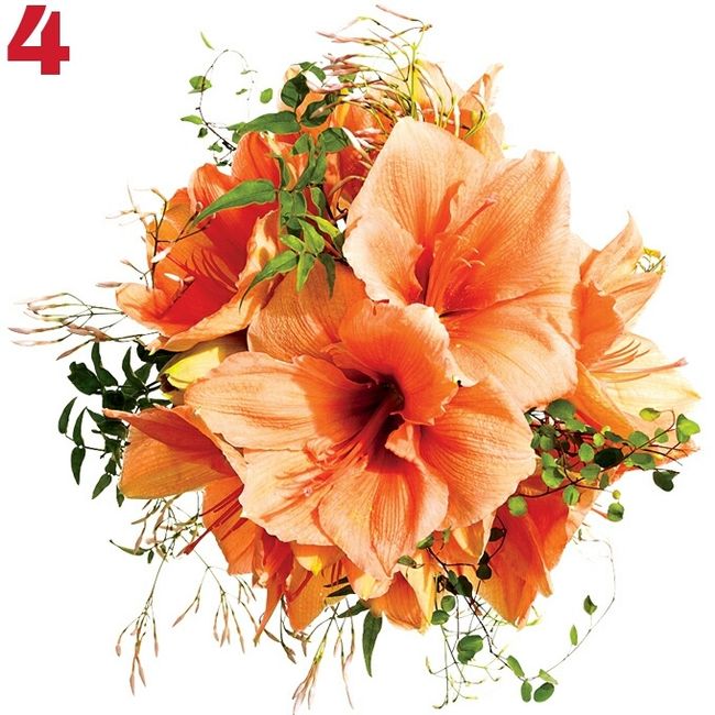 10 bouquet arancioni - 4