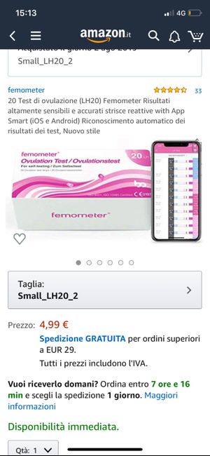 Consigli test ovulazione digitale avanzato clearblue 1