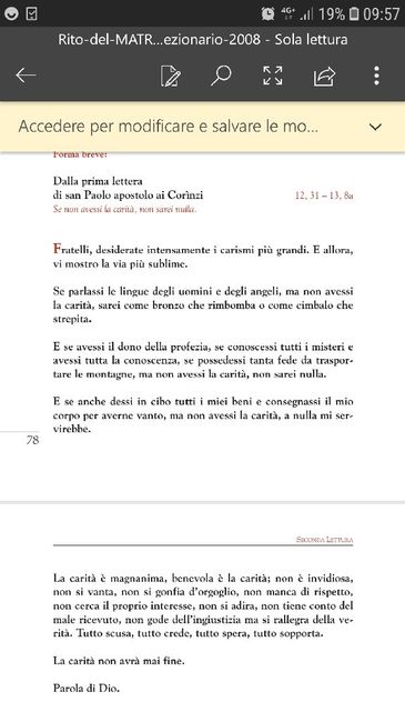 Letture per matrimonio in chiesa - 1