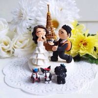 Il cake topper che simboleggia un attimo della vs vita nei vostri cuori 