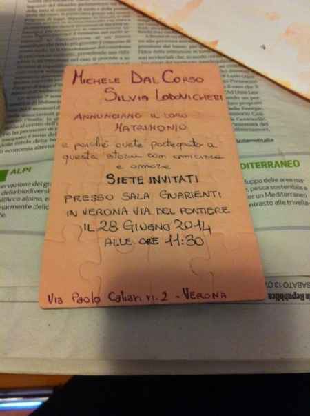 Partecipazioni originali da comporre  - 1