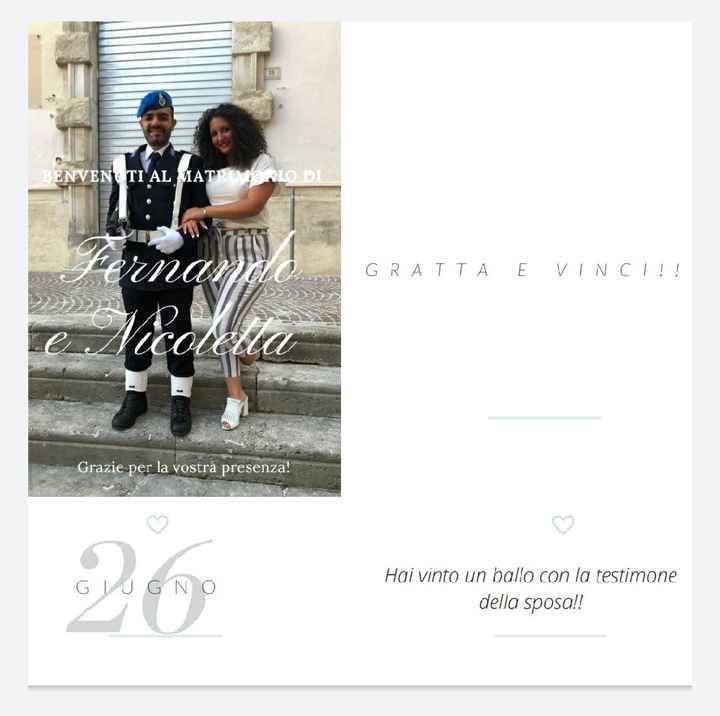 Gratta e vinci degli sposi!! - 3