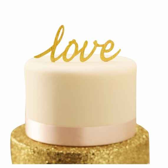 Cake Topper Love
