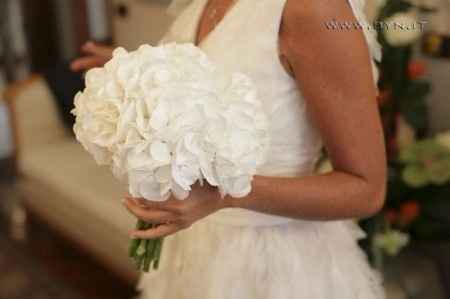 Bouquet ortensie bianche