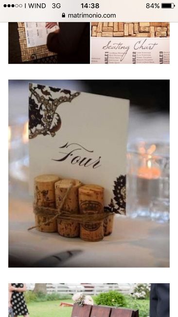 Segnatavoli tema vino - 1