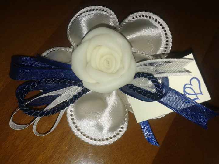 Segnaposto fiori pasta di mais - 1