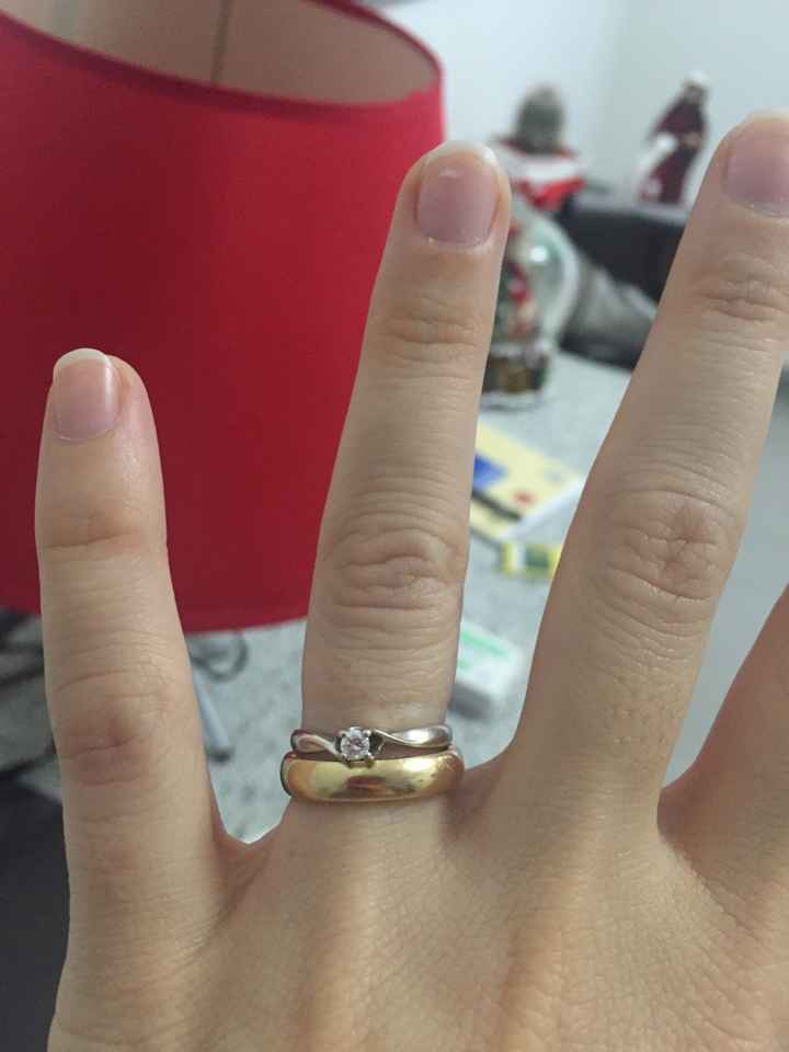 Anello di fidanzamento e fede - 1