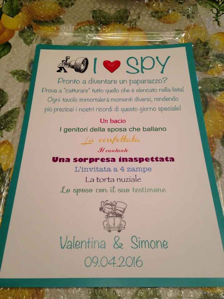 Tableau, segnaposto e tanto altro - 3