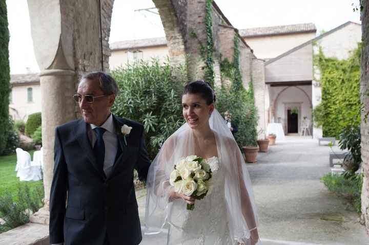 Entrata con il mio papà 