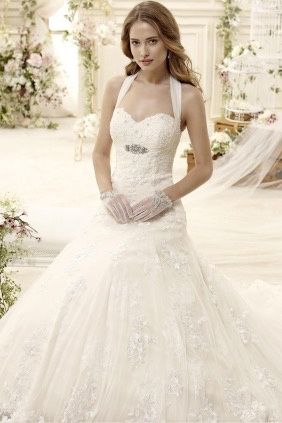 Sposine con abito nicole - 1