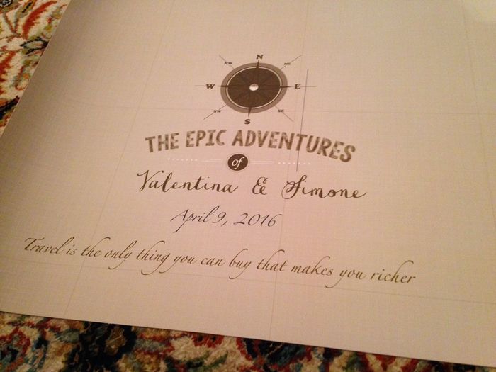 Il nostro tableau de mariage tema hawaii - 3