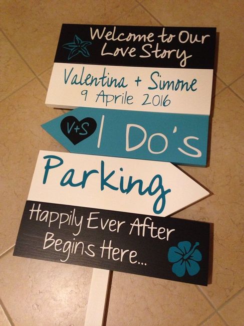 Segnaletica matrimonio - 1