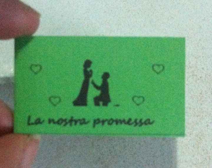 bigliettino per confetti