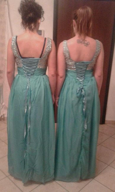 Vestiti damigelle color tiffany - 1