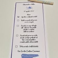 Sto valutando come fare i menù, secondo voi cosa è meglio? Un menù a persona o uno/due menù a tavolo