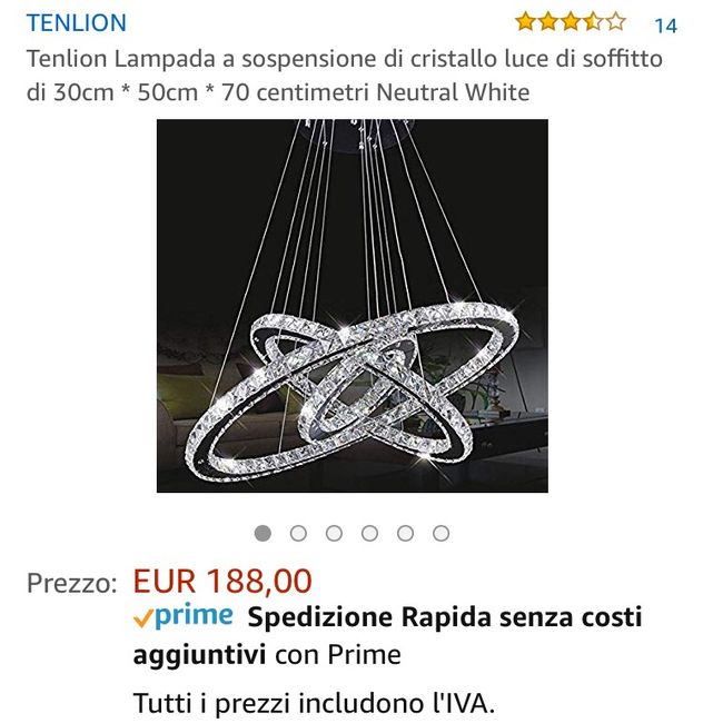 Scelta lampadario aiuto - 2