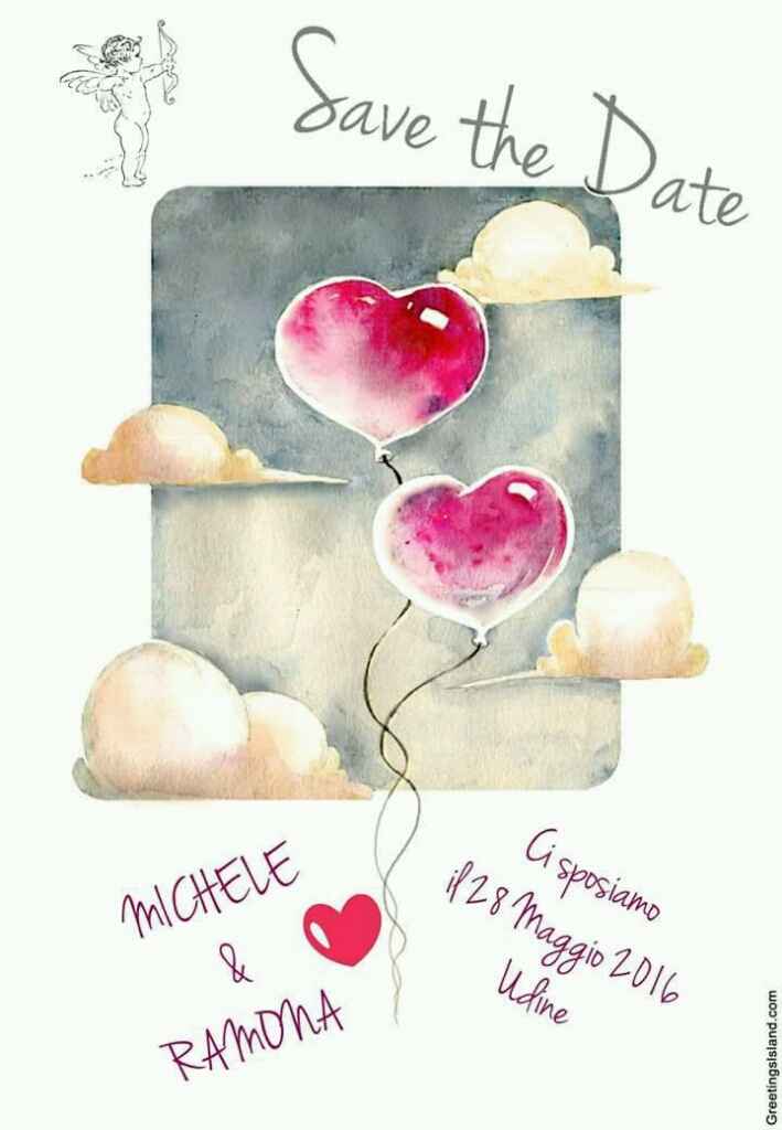 Save the date e inviti fai da te - 1