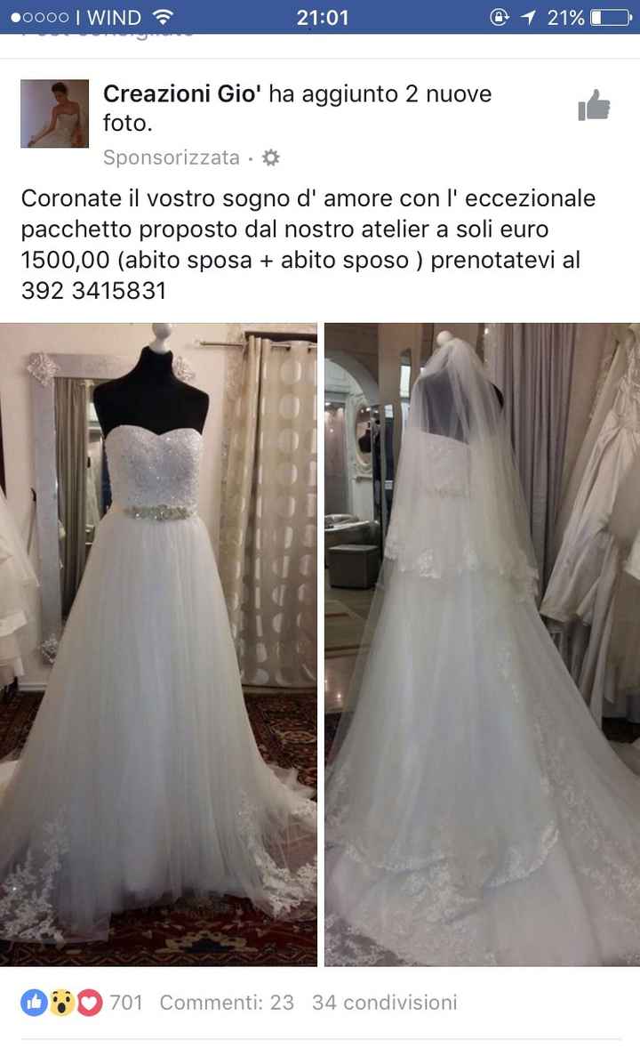 Abito sposa e sposo 