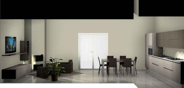 Cucina non ad angolo