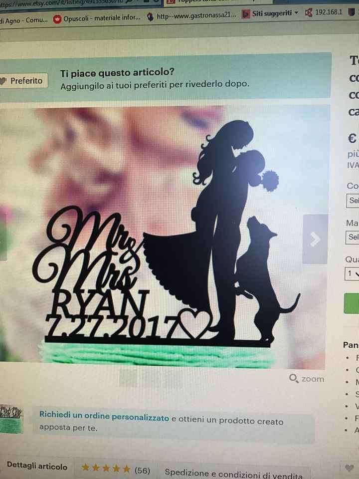 Cake topper silhouette - 1