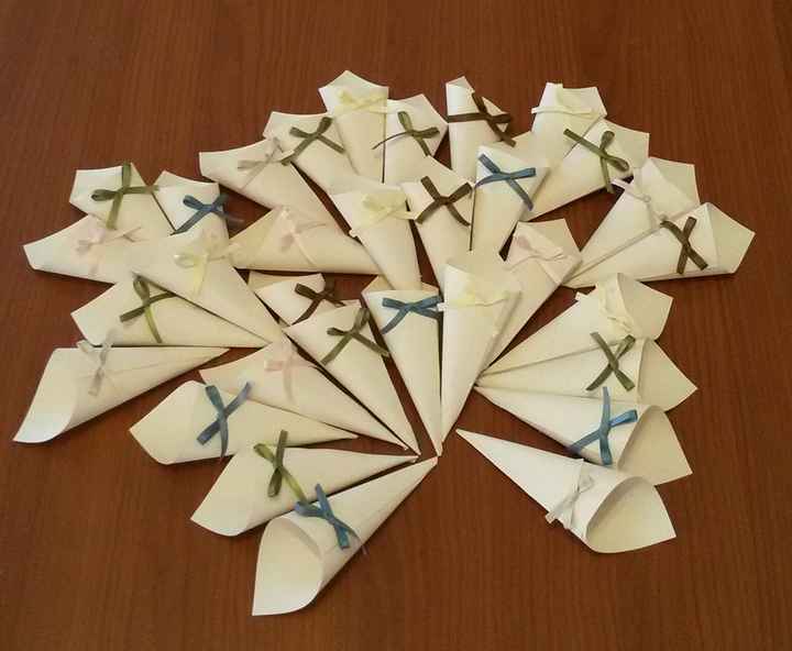 I miei coni porta confetti!!!!! - 1