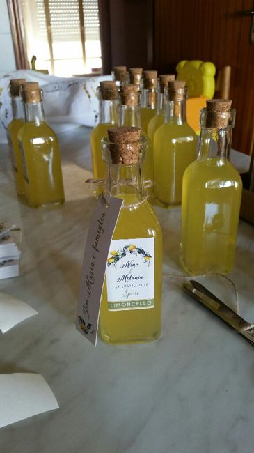 Bomboniere limoncello fai da te 1