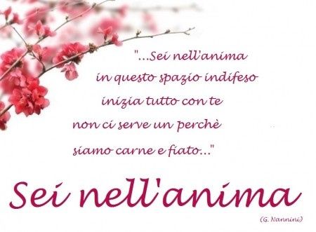 Segnatavolo Sei nell'anima