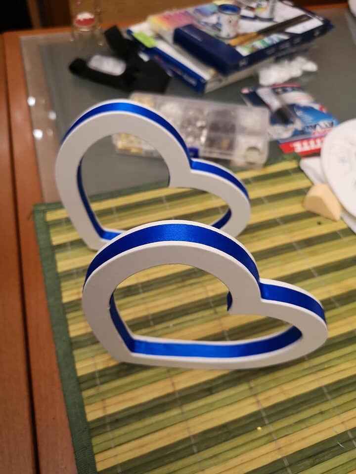 Cuori tavolo sposi