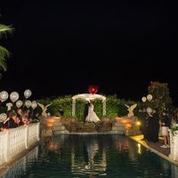 Lancio palloncini al led 