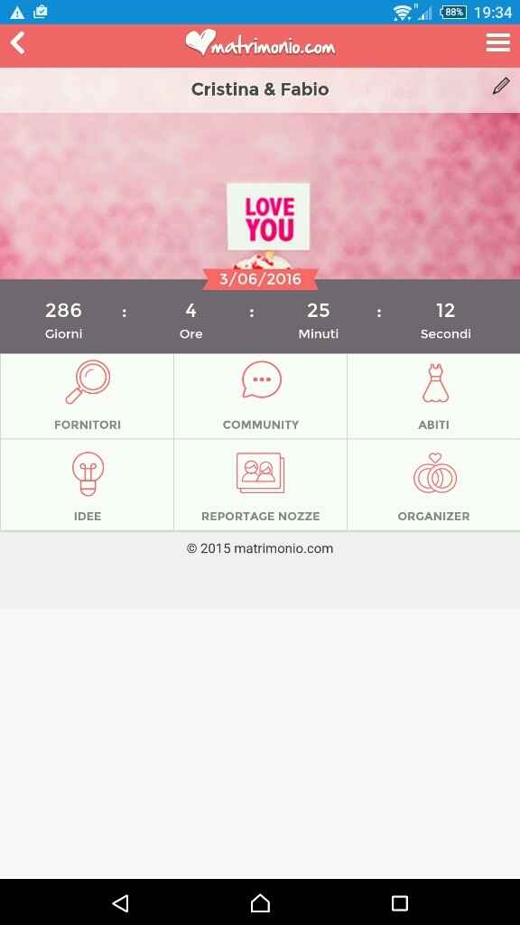 -288 giorni.....  è l'emozione aumenta - 1