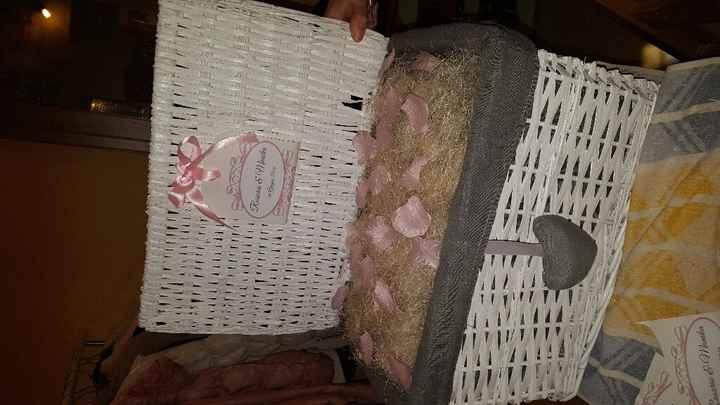 Cesta porta biglietti di auguri - 1